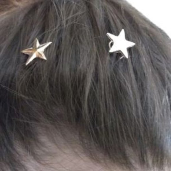 Star Spiral Hair Pins (Silver) - Picture 6 of 7